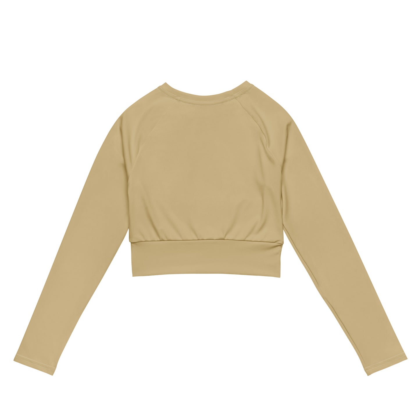 Millenials long-sleeve crop top sand