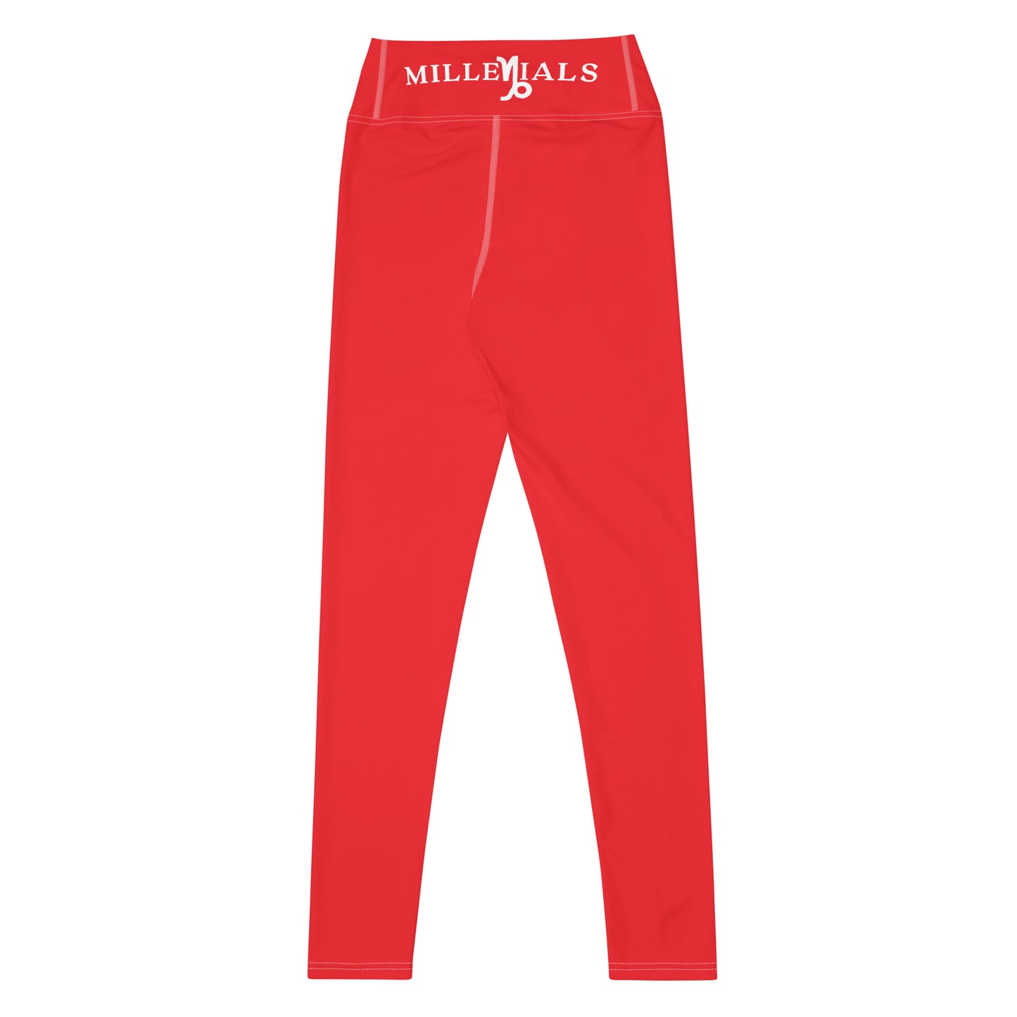 Millenials Red Yoga Leggings