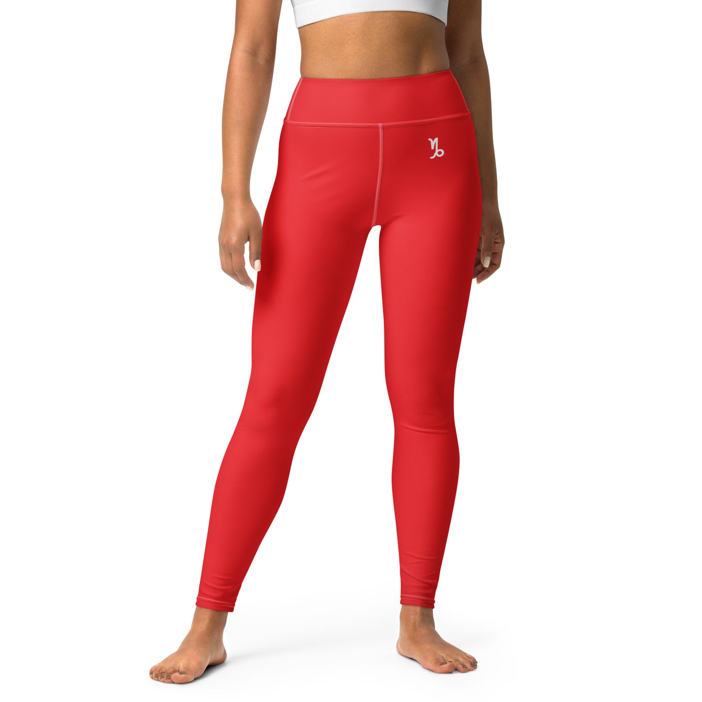 Millenials Red Yoga Leggings