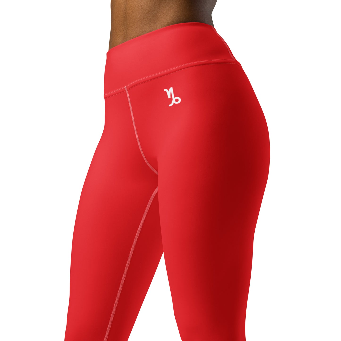 Millenials Red Yoga Leggings