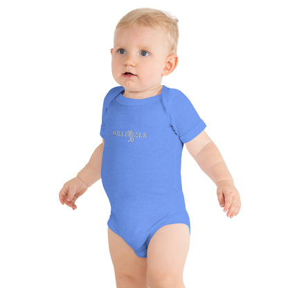 MilleniBaby Romper Heather Columbia Blue
