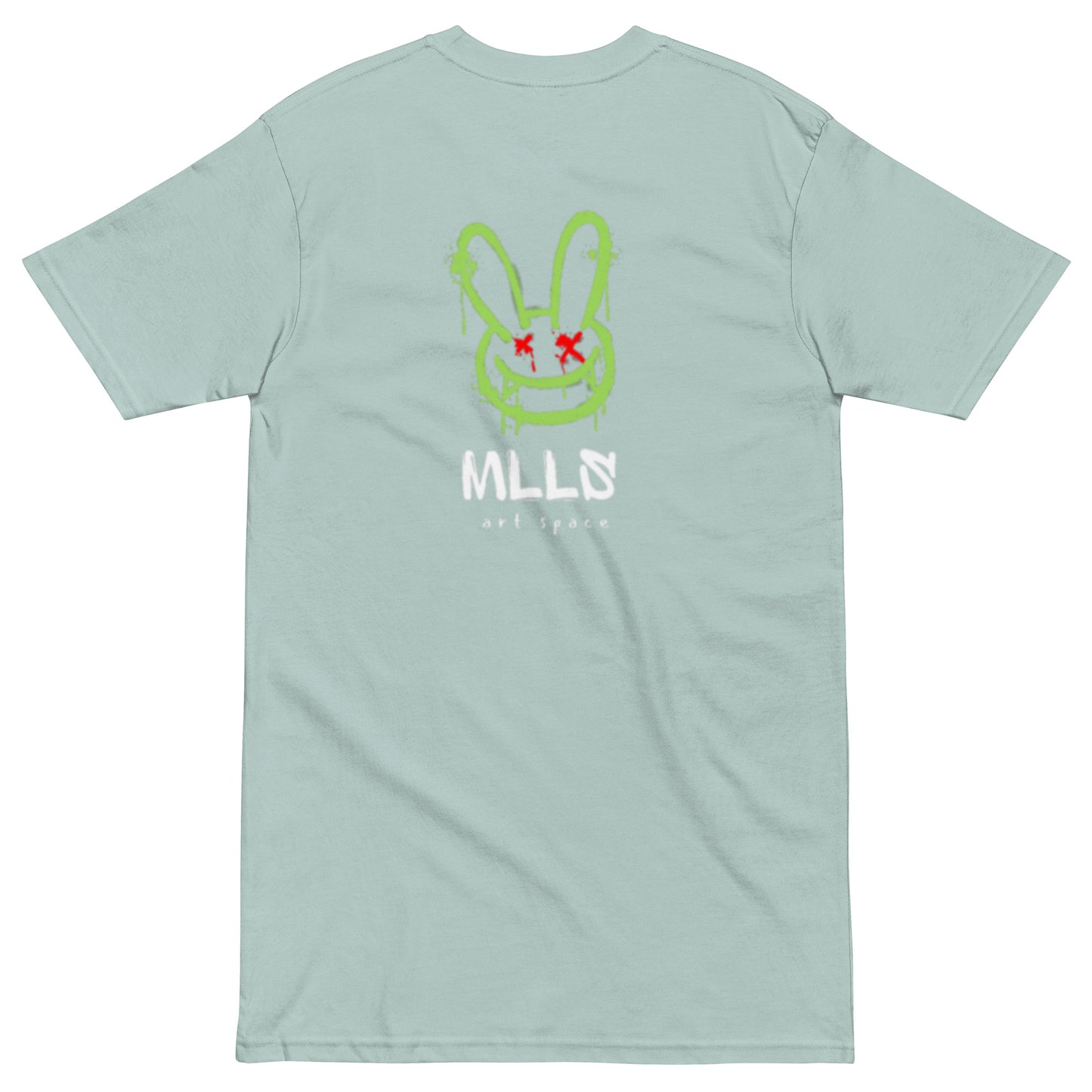 Men’s premium heavyweight tee Bunny agave