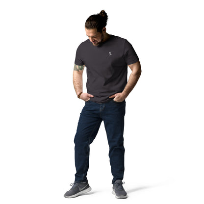 Unisex organic cotton t-shirt antracite