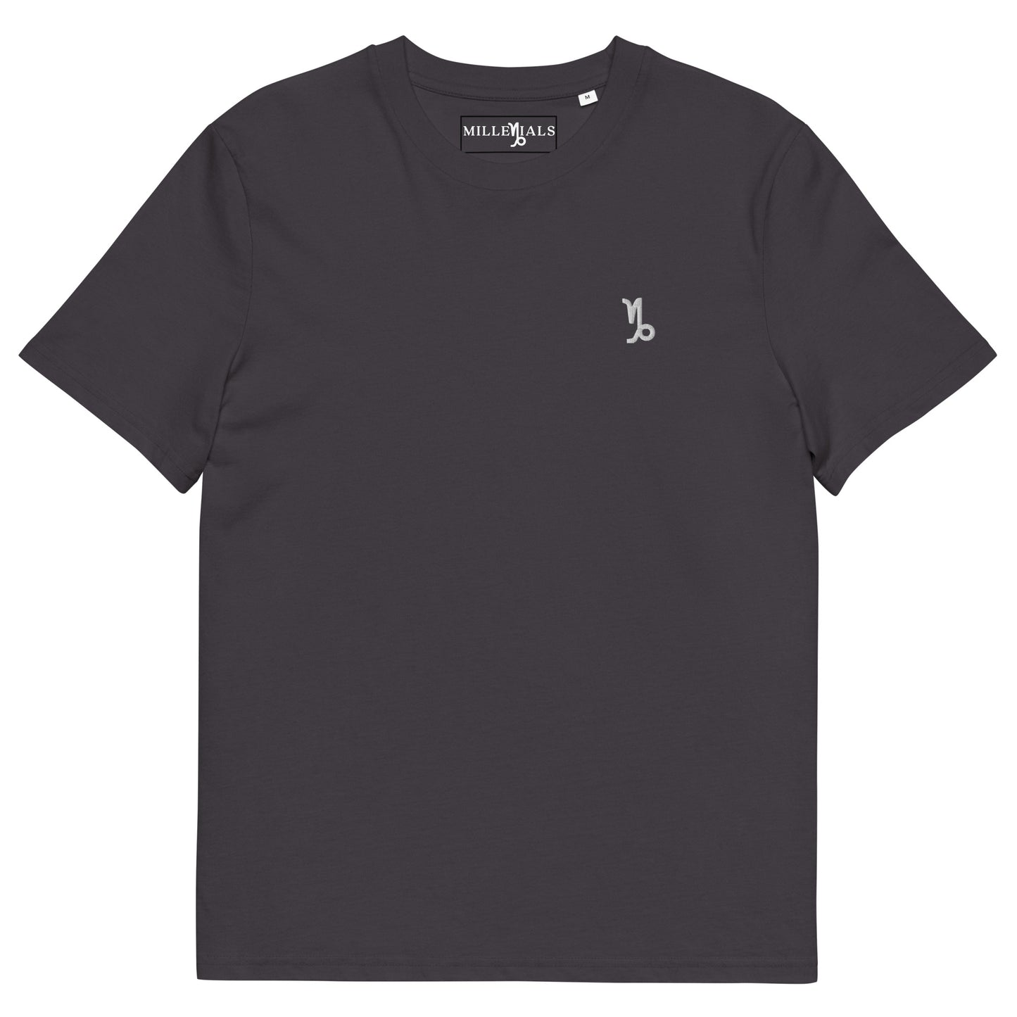 Unisex organic cotton t-shirt antracite