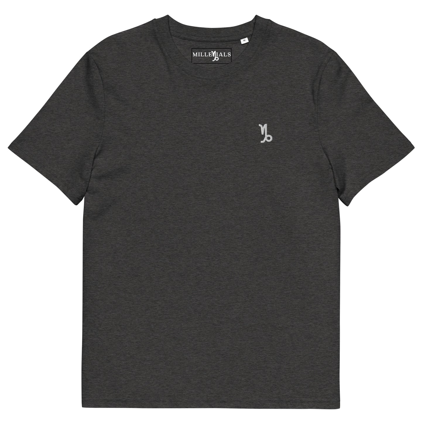 Unisex organic cotton t-shirt dark heather grey