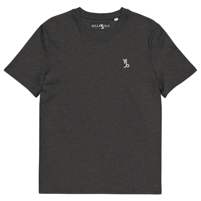 Unisex organic cotton t-shirt dark heather grey