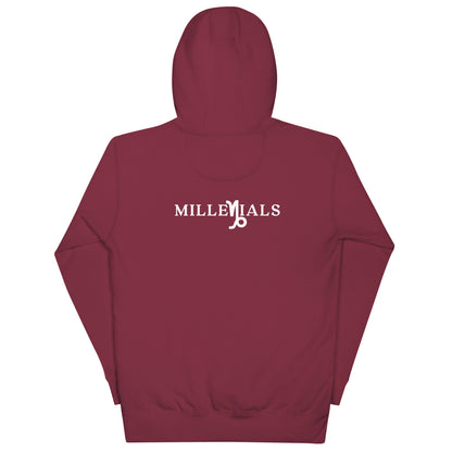 Unisex Hoodie back maroon