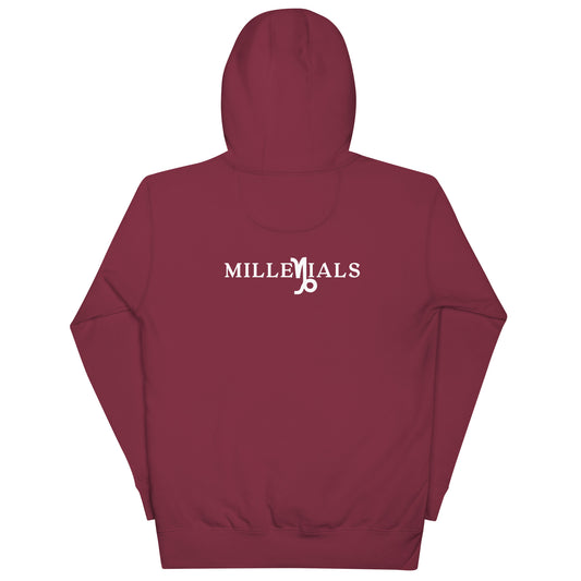 Unisex Hoodie back maroon