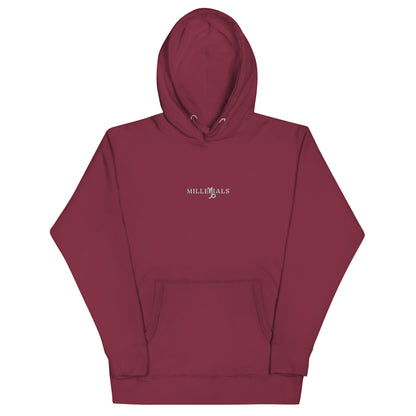 Unisex Hoodie Millenials Maroon