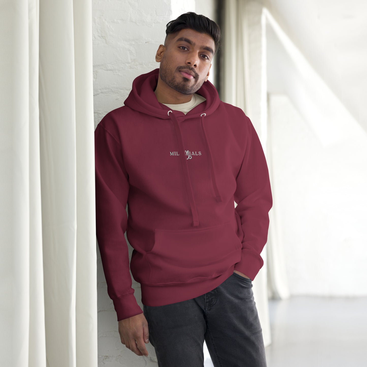 Unisex Hoodie Millenials Maroon
