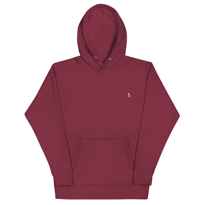 Unisex Hoodie maroon logo