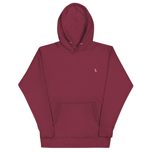 Unisex Hoodie maroon logo