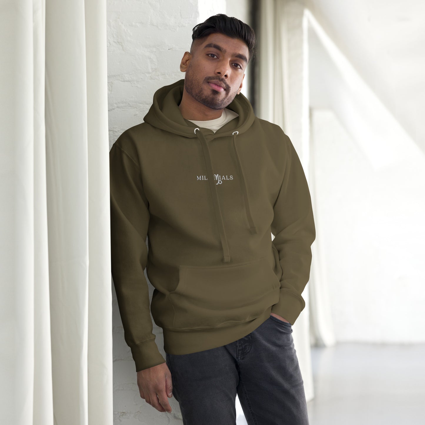 Unisex Hoodie Millenials Military Green
