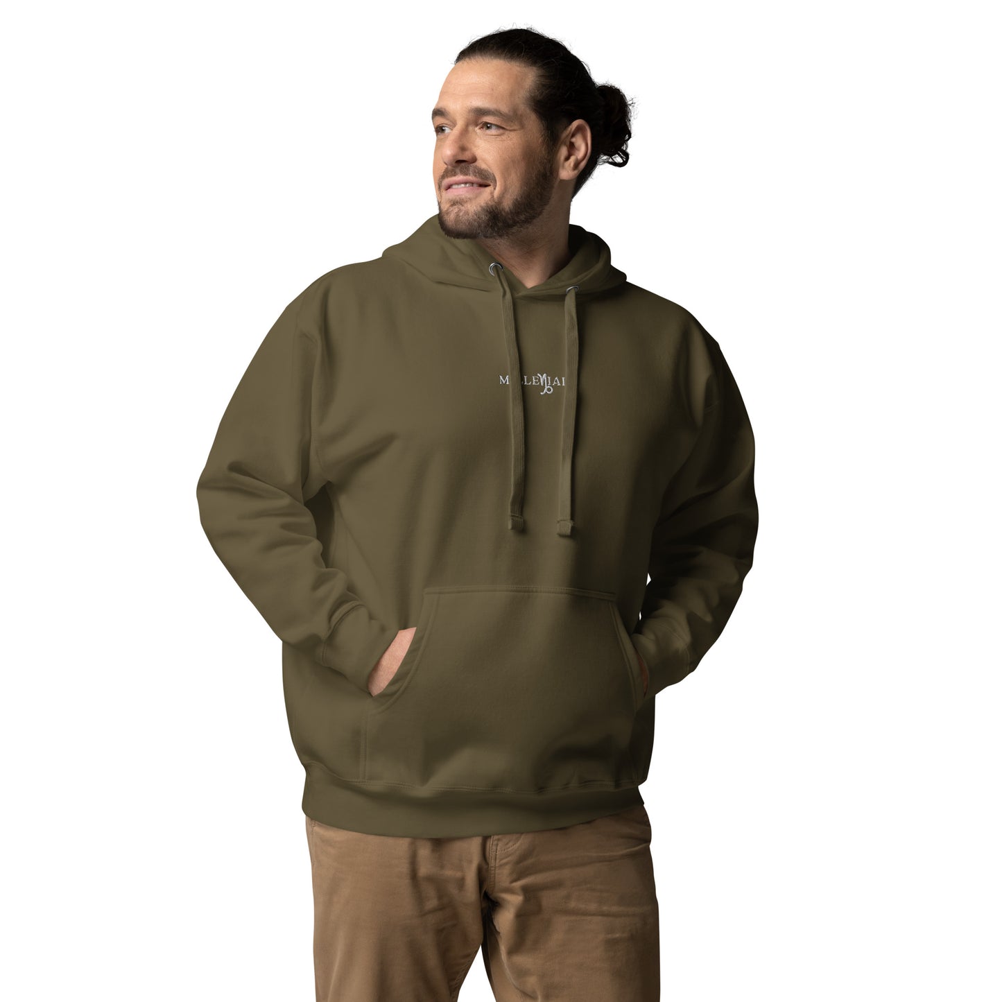Unisex Hoodie Millenials Military Green
