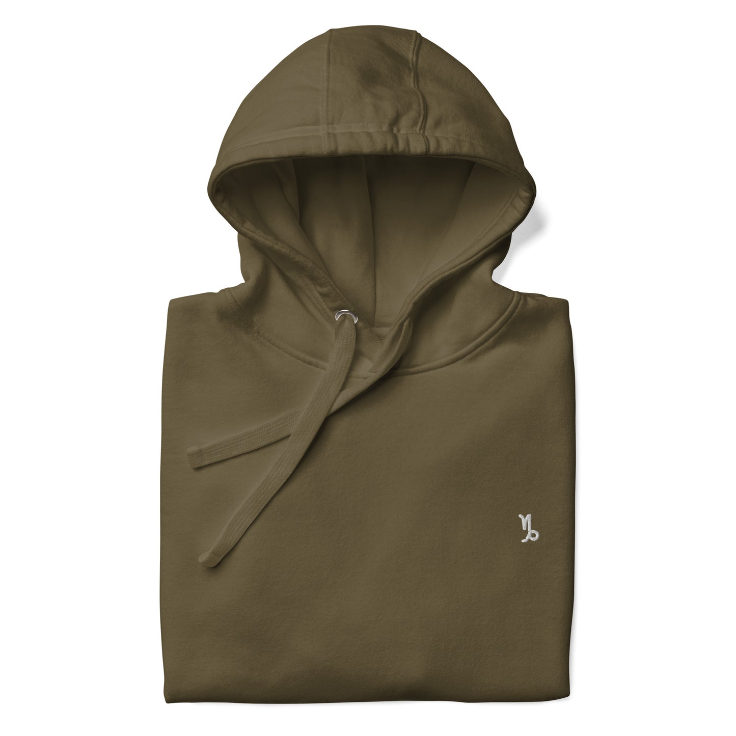Unisex Hoodie military green logo