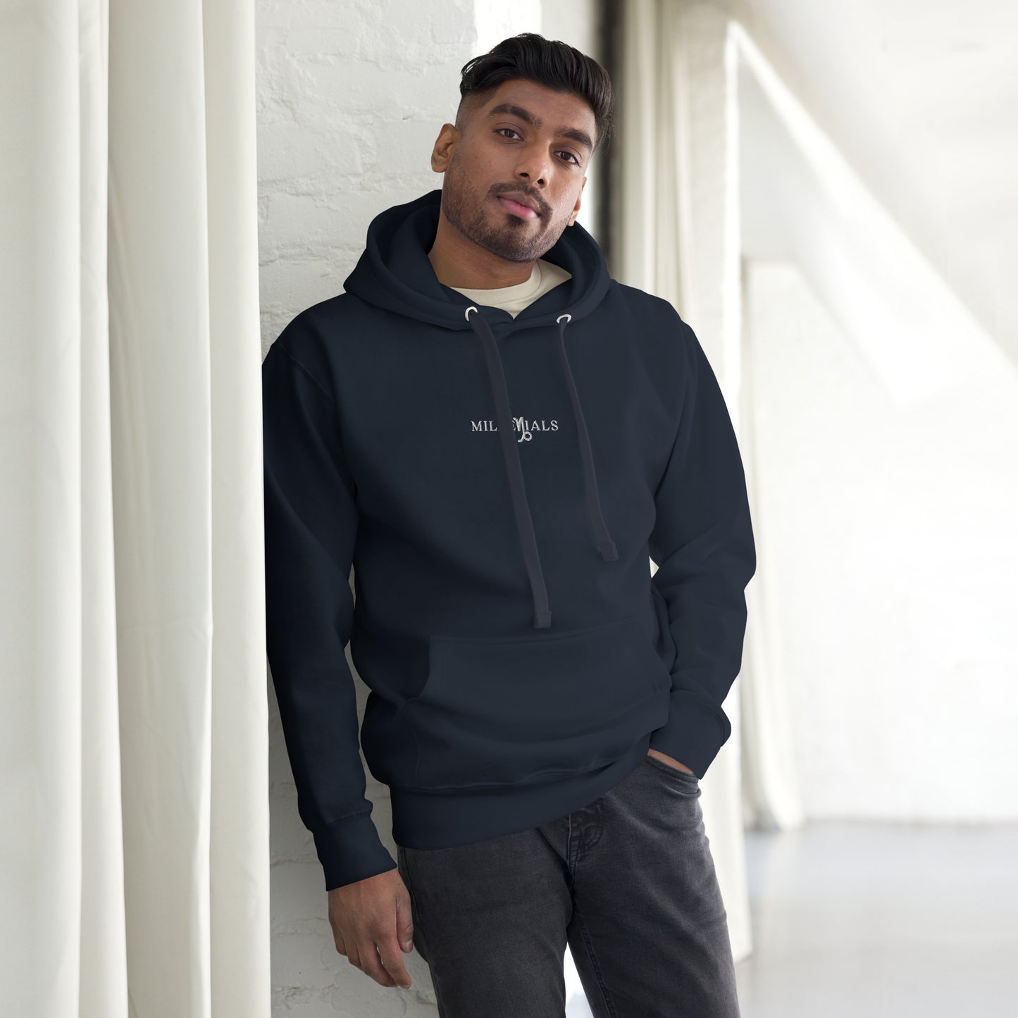 Unisex Hoodie Millenials Navy