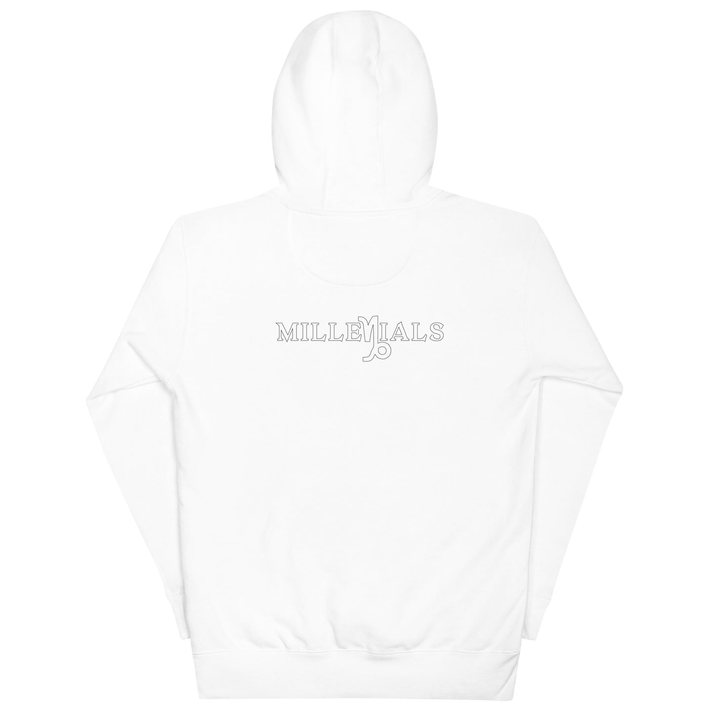 Unisex Hoodie back white