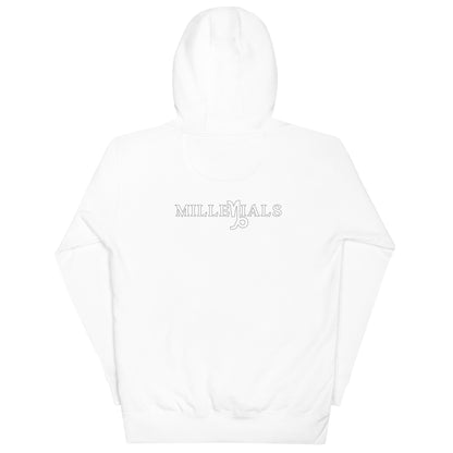 Unisex Hoodie back white