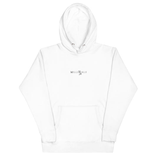 Unisex Hoodie Millenials White